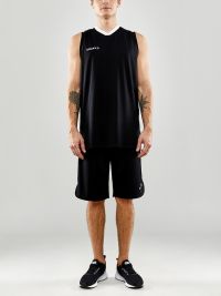 Kurze Herren Trainingshose Schwarz